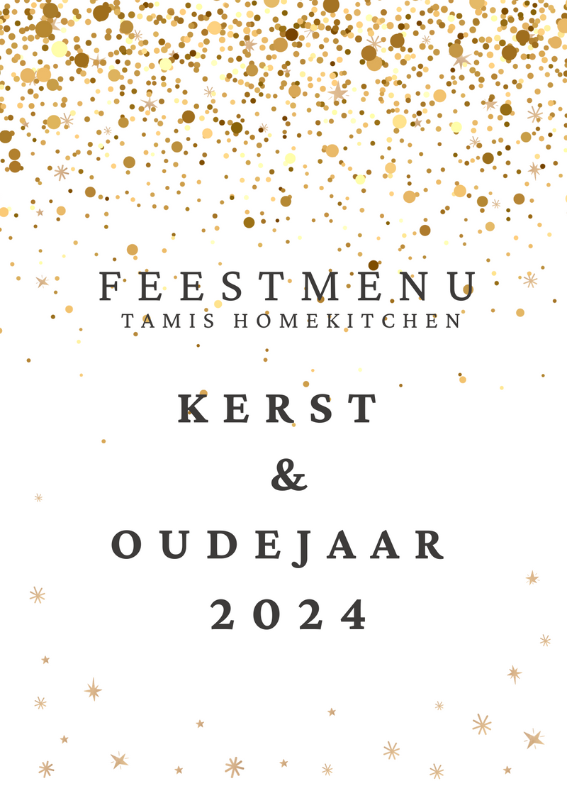 Feestmenu KERST & OUDEJAAR