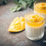 Panna cotta met mango